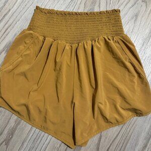 Offline Women's Mustard High Shorts